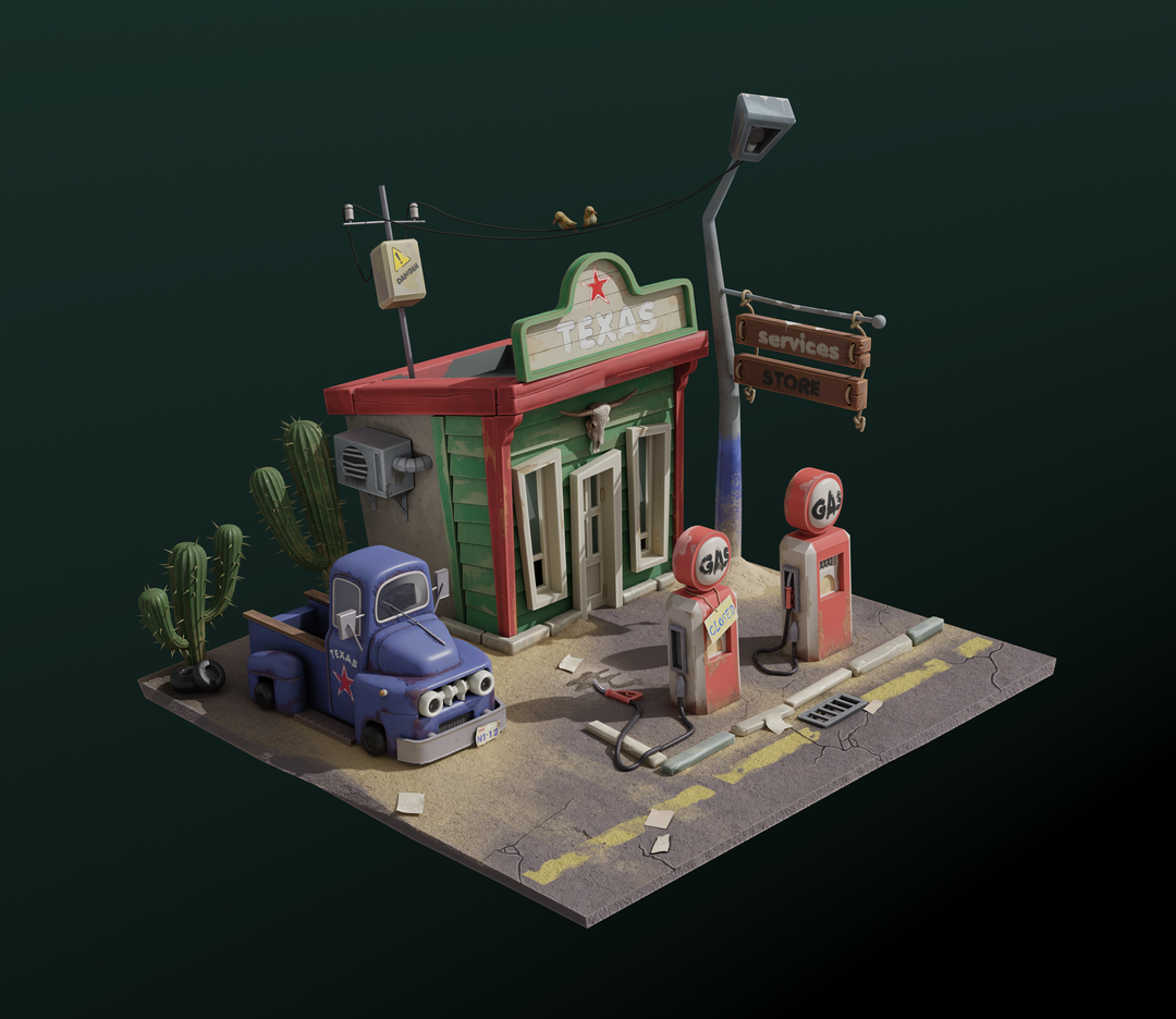 Gas station