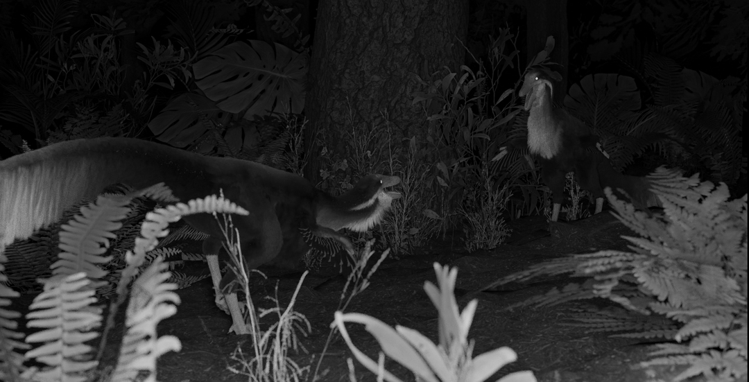 Dinosaur Trail Cam Animation