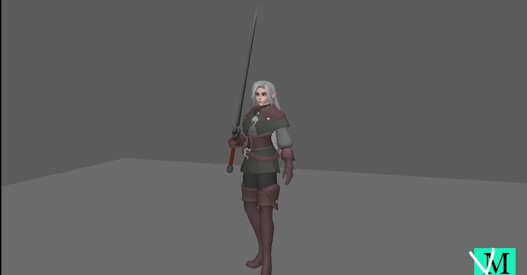 Cycles Animation - With Azri (3D Model for games)