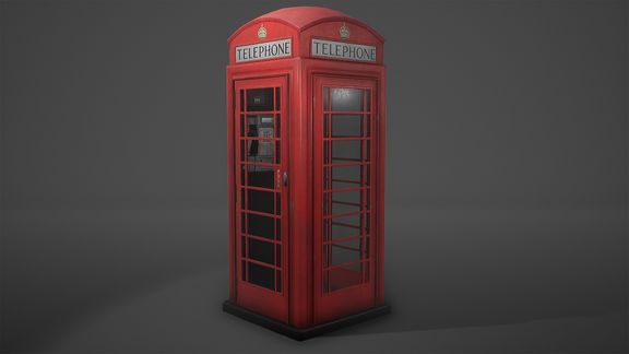 Telephone Booth - UE4
