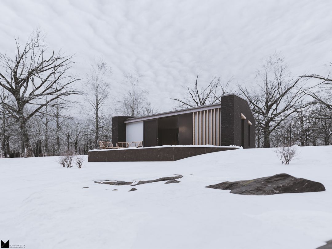 Snowy Cabin