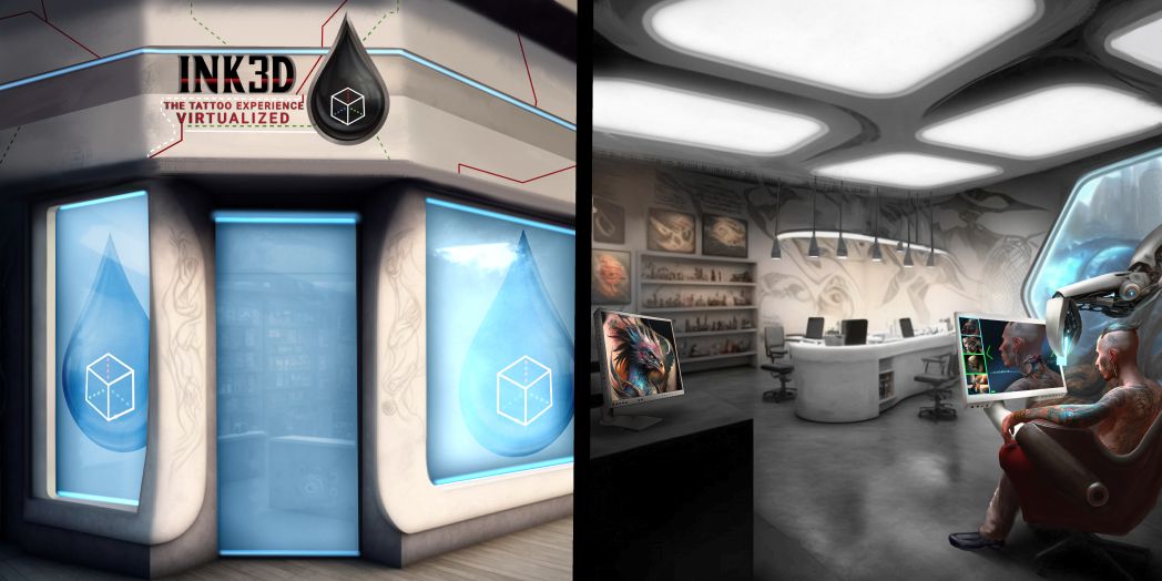 Scifi Tattoo shop