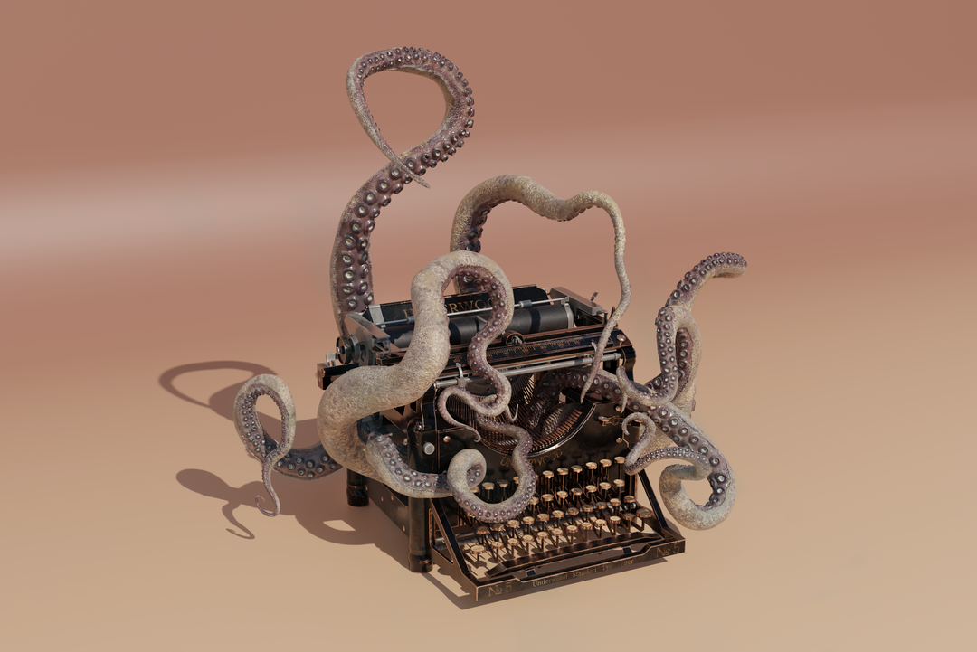Typewriter octopus