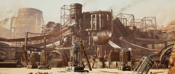 Desert Apocalyptic Town - Decade Badlands | 3D Environments & Level Design