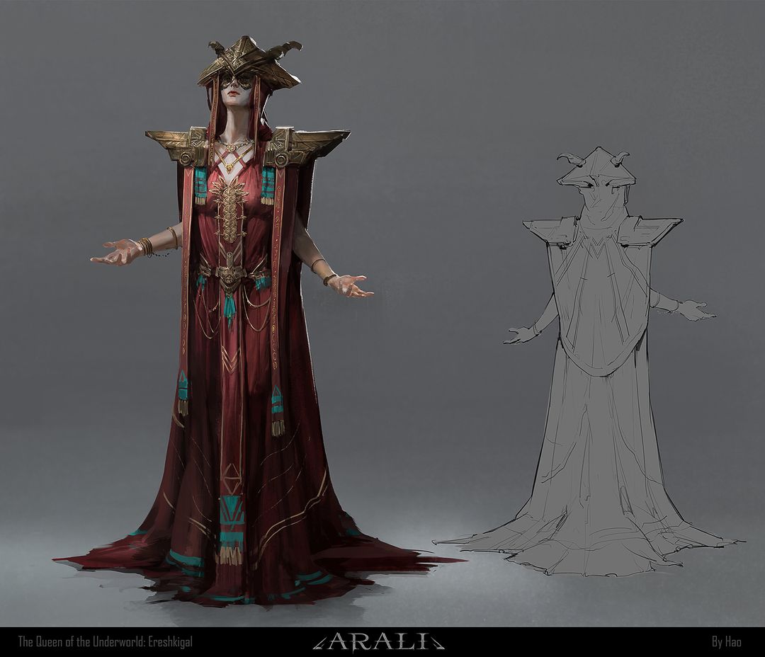 Queen | 2D Character Concept Art