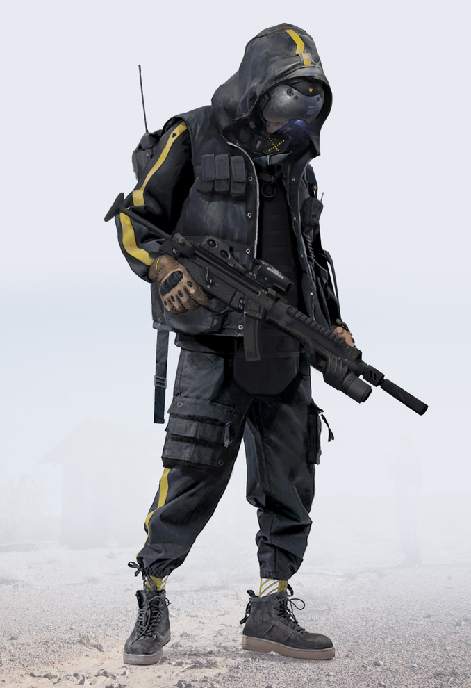 Gunman | 2D Character Concept Art