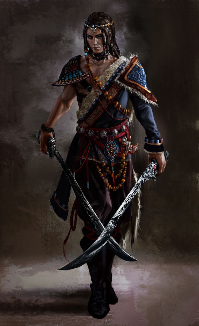 Swordswoman | 2D Character Concept Art