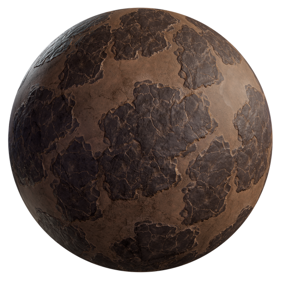 Procedural Muddy Ground with rock