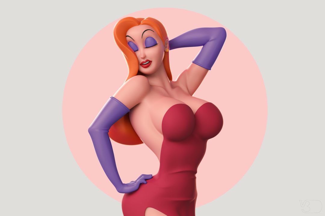 Jessica Rabbit - Fan art by Vectron 3.