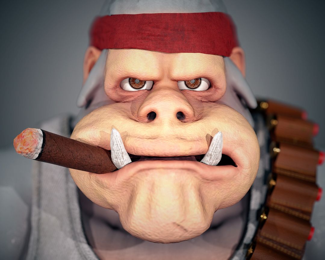 Game Ready Character - Kong Monkey - SPACE MONKEYS (Updating) by Areg S.