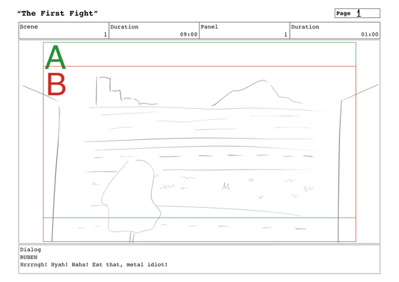 Ruben Hösen and Annie Mei Storyboard