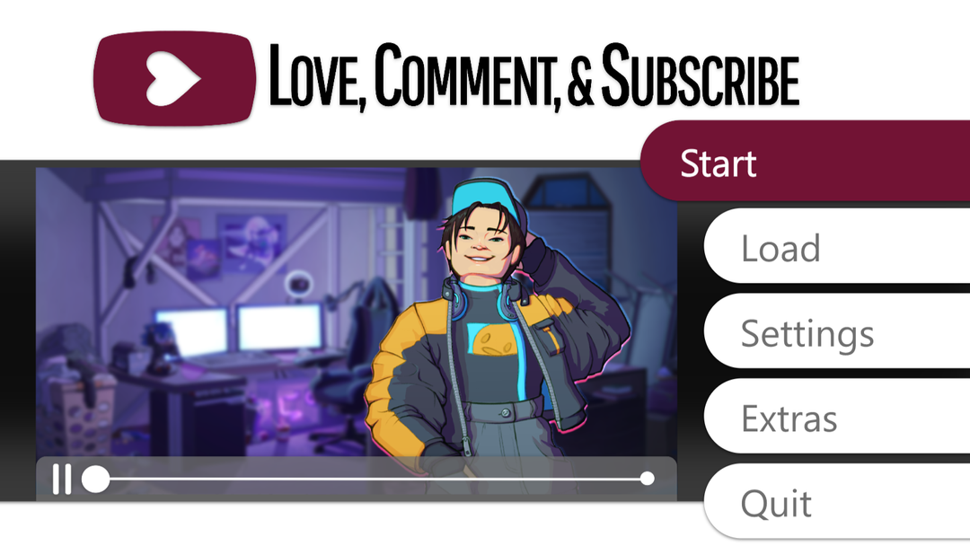 Love, Comment, & Subscribe Main Menu Flow by Heather W.