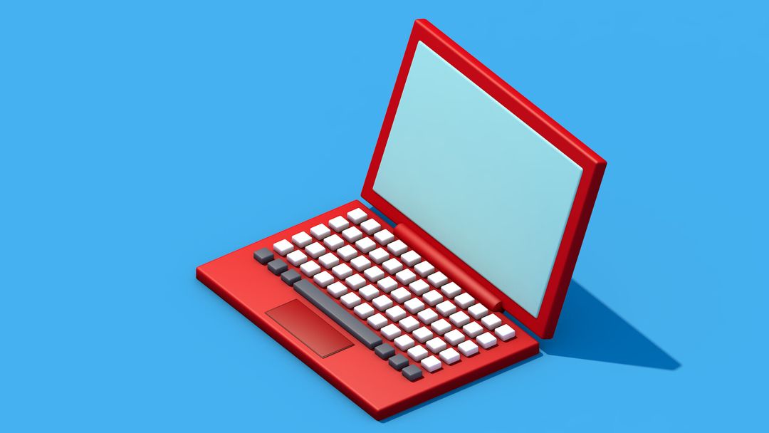 Modelagem Notebook em LOW POLY