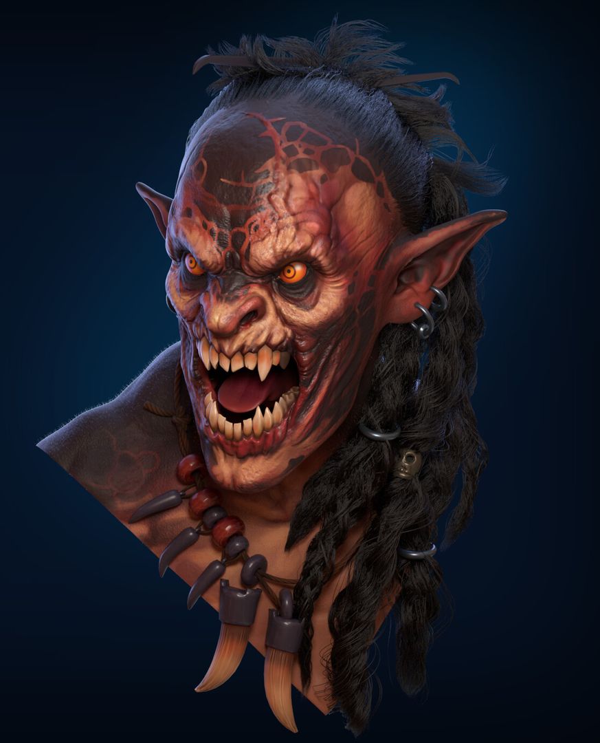 Orc head.