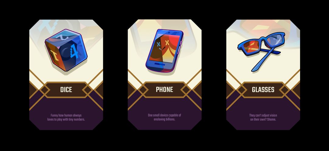 Boardgame Concept Art - The Human Card Game