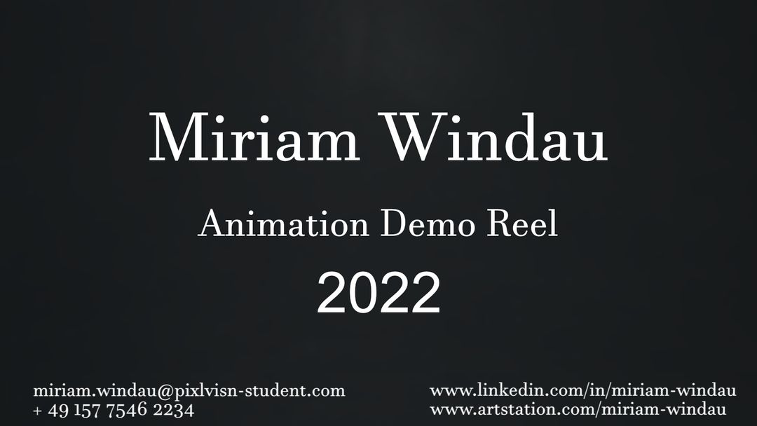 Demo Reel 2022