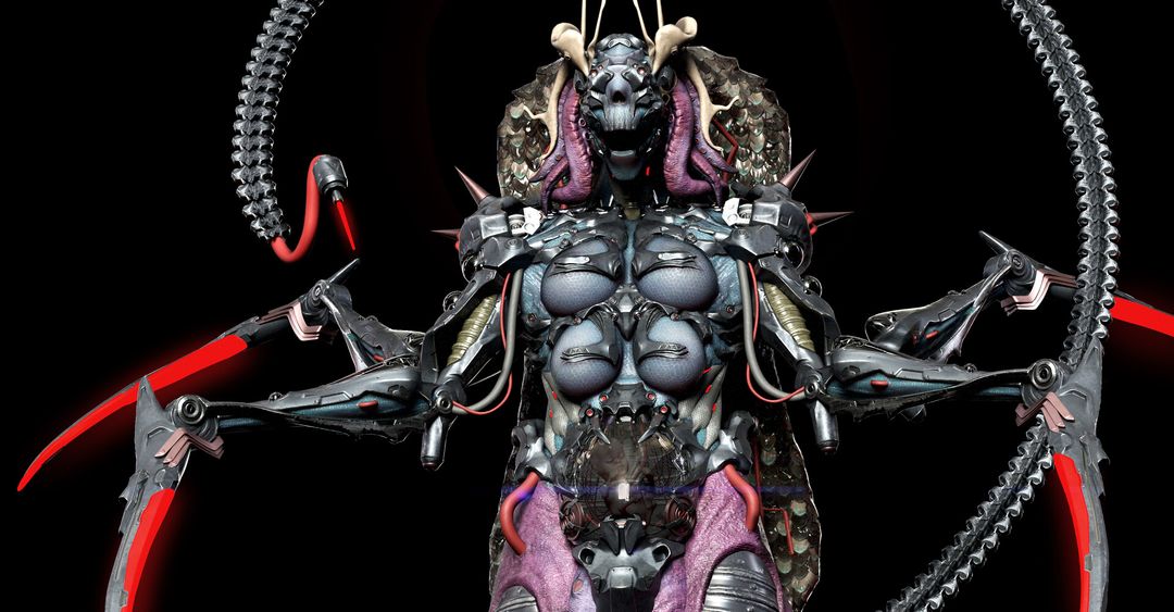 Grand Space Opera: Light Age - Film/VFX Character Art Challenge : Mother Alien Queen