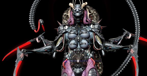 Grand Space Opera: Light Age - Film/VFX Character Art Challenge : Mother Alien Queen