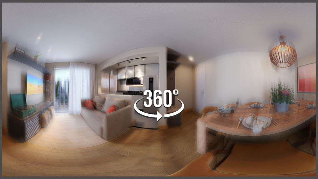 360º Render / 54² Apartment / 4K