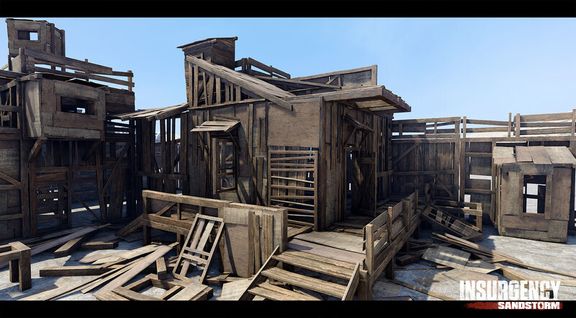 Modular Wood-Shack Kit : Insurgency Sandstorm