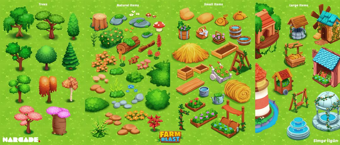 Farm Blast - Map Objects