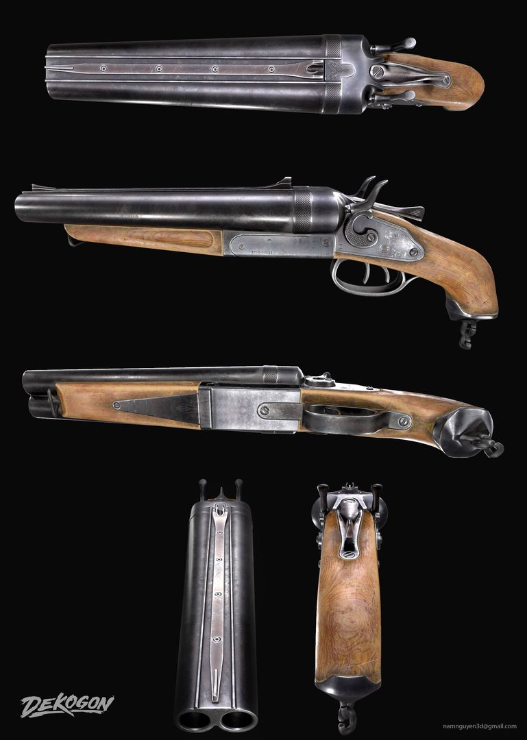 Double Barrel Shotgun