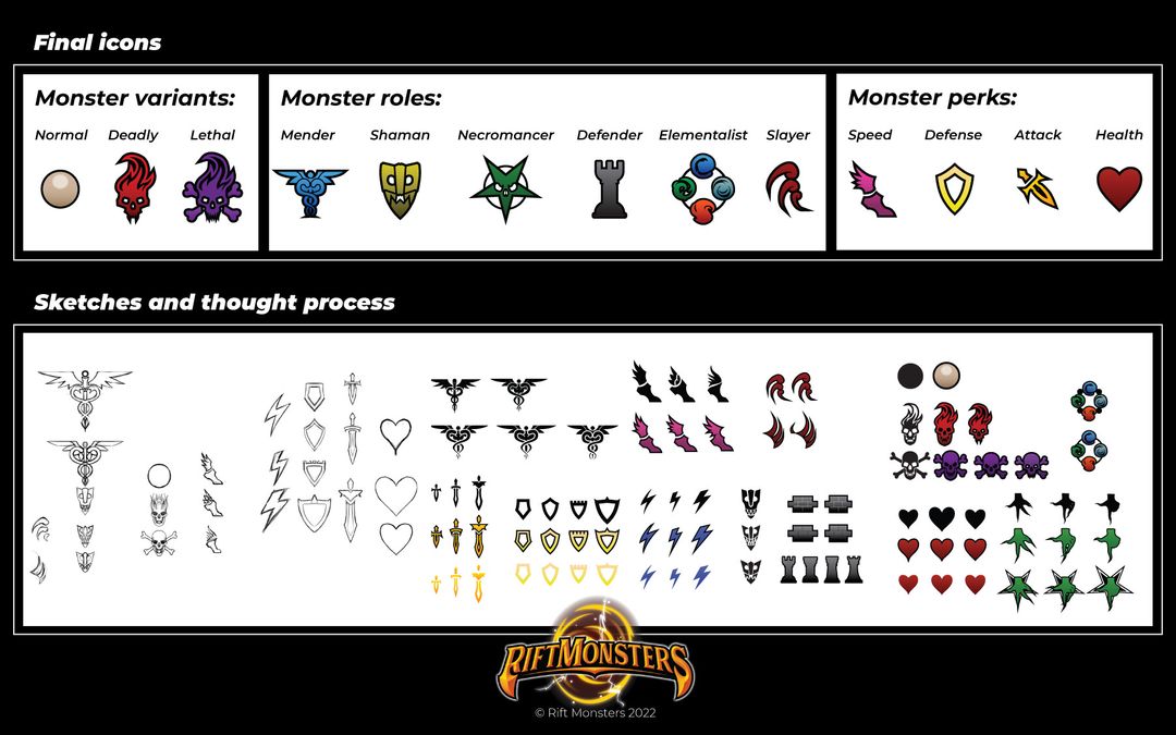 Rift Monsters - UI and Cards