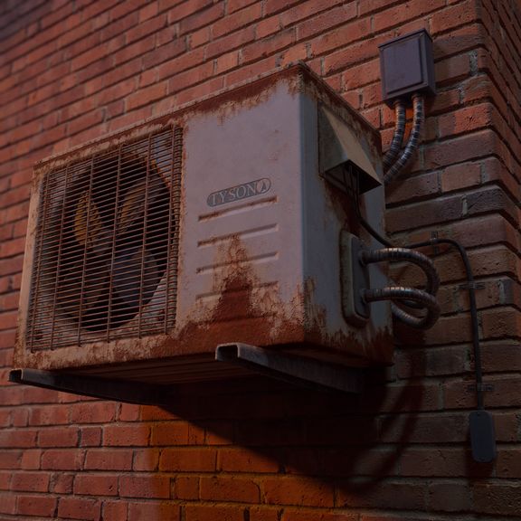 Rusted AC Unit
