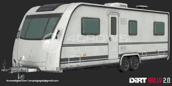 Trailer truck for DIRT RALLY 2.0