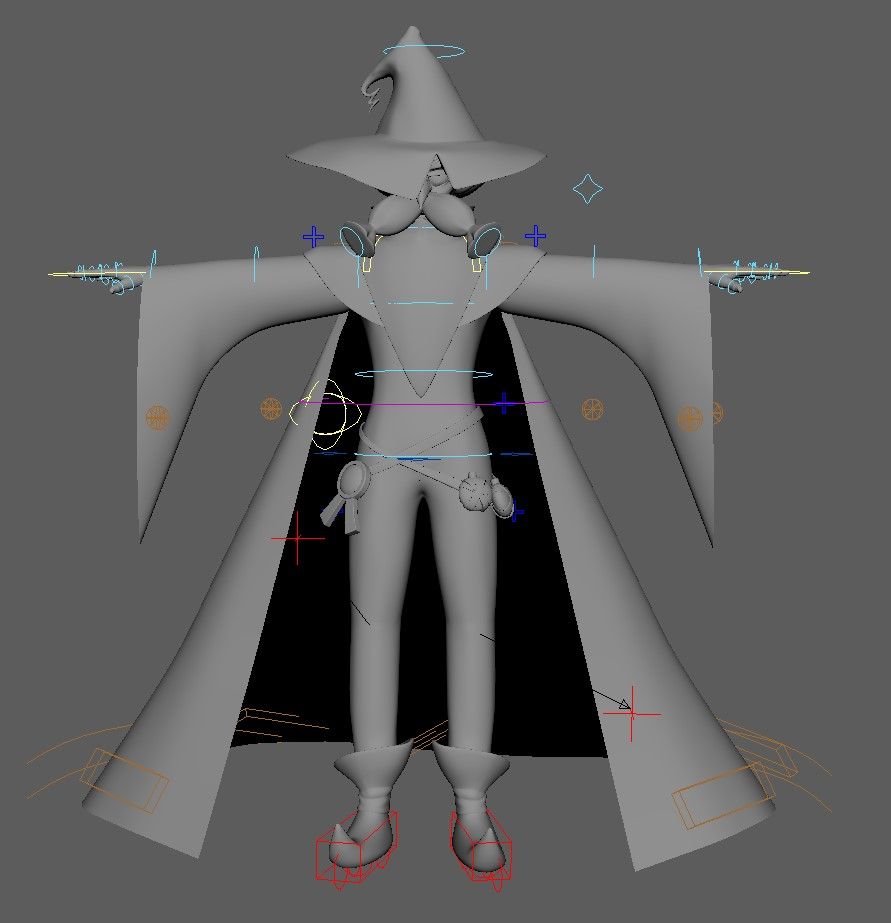 Wizard Character Model & Rig
