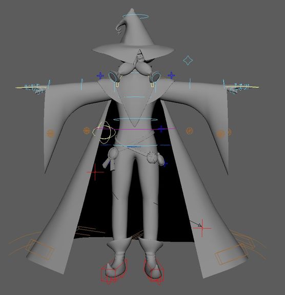 Wizard Character Model & Rig