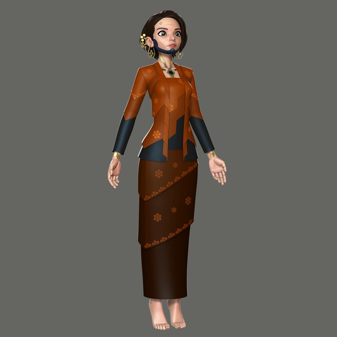 Nusantara Cyberpunk - Kebaya