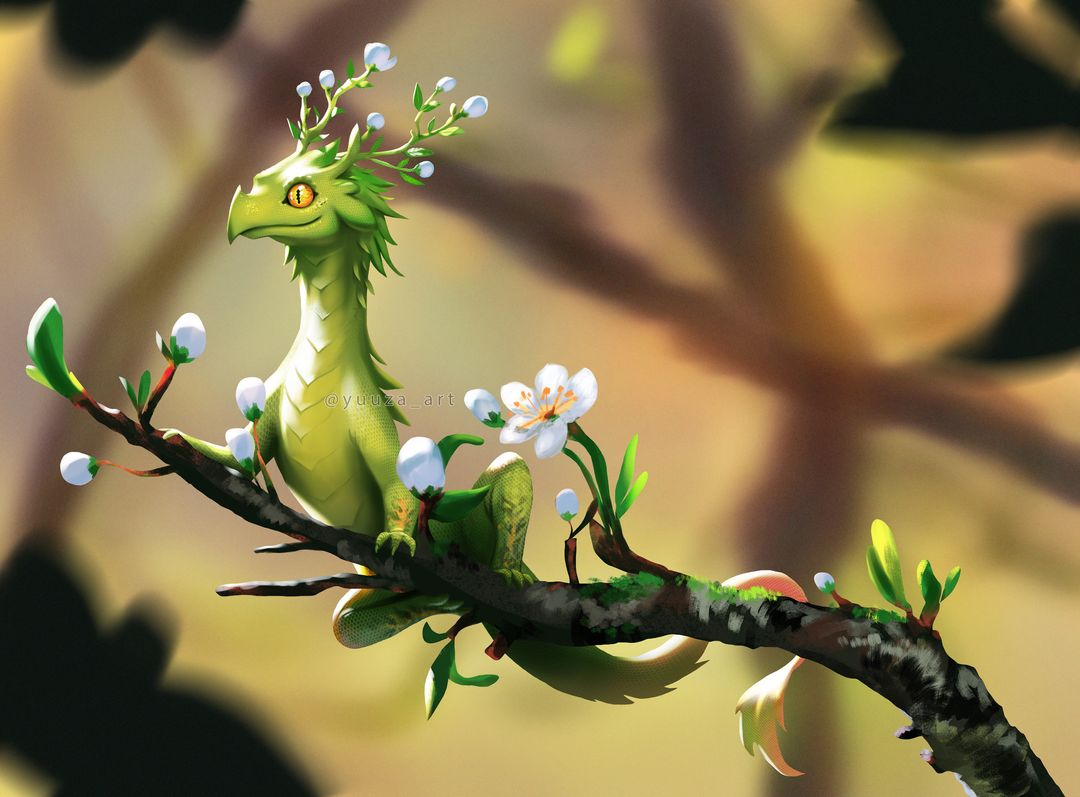 Spring dragon by Oana Roxana B.