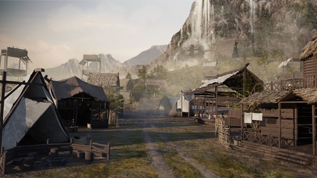 THE LAST CLAN | 2D Game Building Concept Art