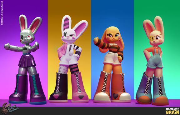 Atomic Love Bunnies
