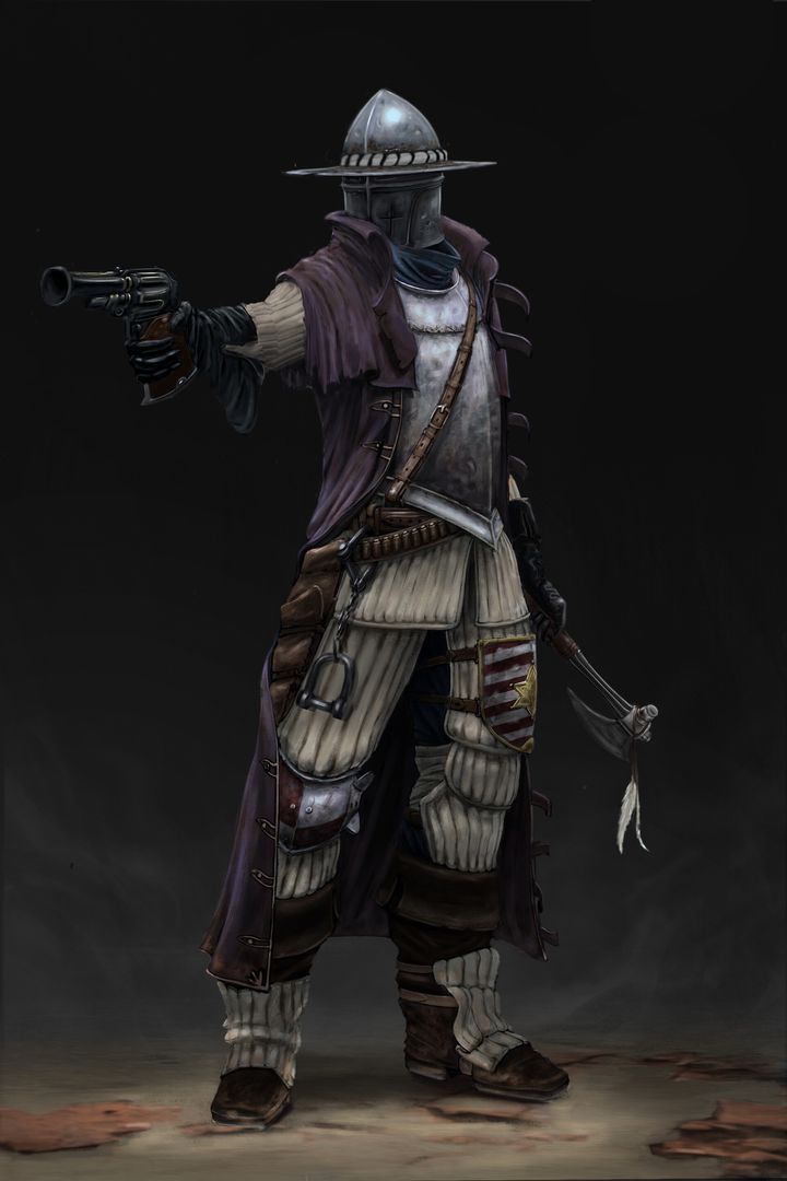 Feudal West - Sheriff | 2D Character Concept Art