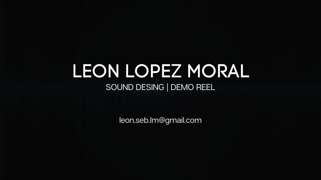 Sound Design Demo Reel by Leon L.