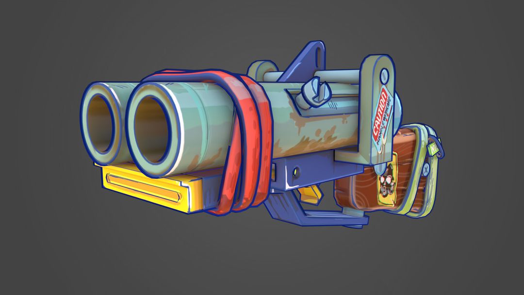 Double-Barreled Shotgun 3D