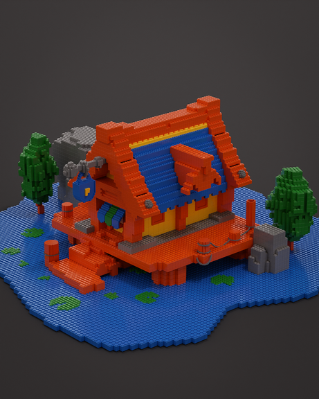 Lego Lake House