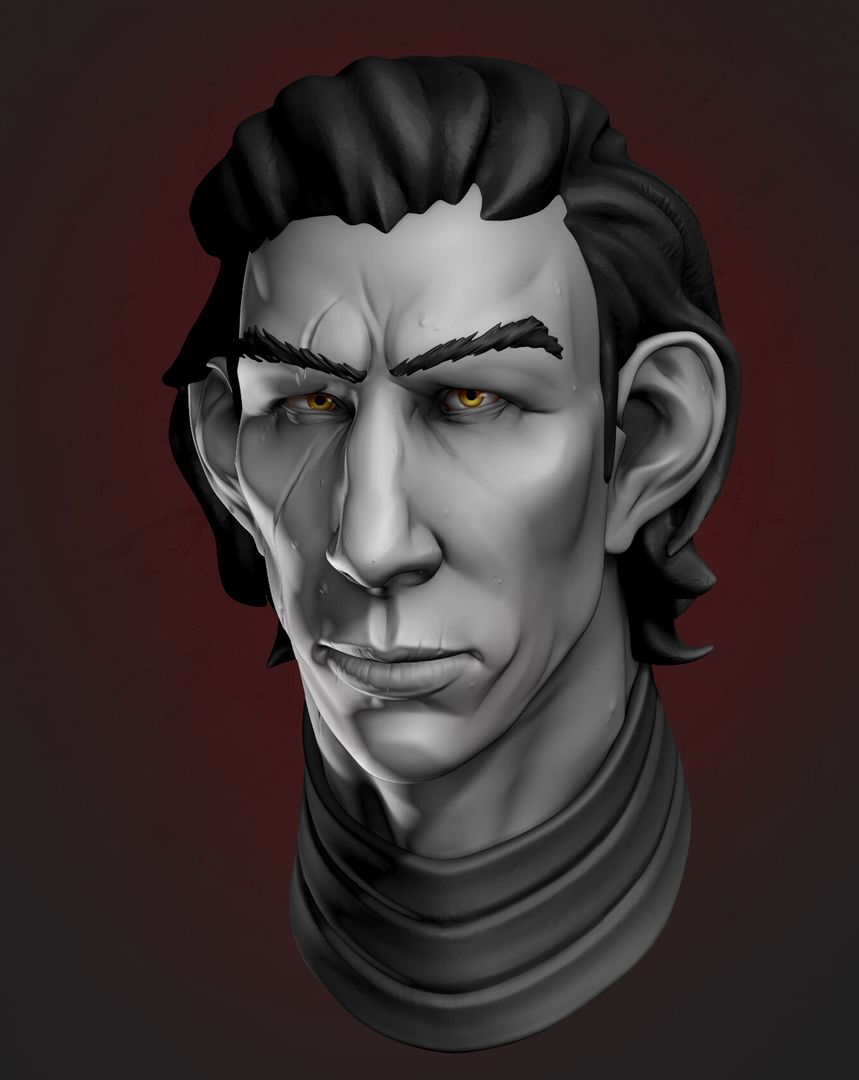 Stylisation study - Adam Driver