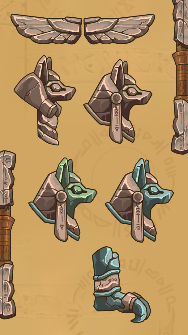 Egyptian Themed Mobile Game