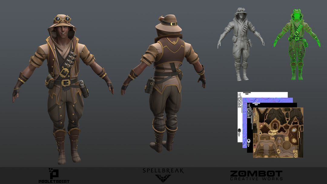 Spellbreak - Beast Chaser set