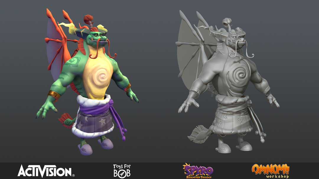 Spyro Reignited Trilogy - Useni dragon