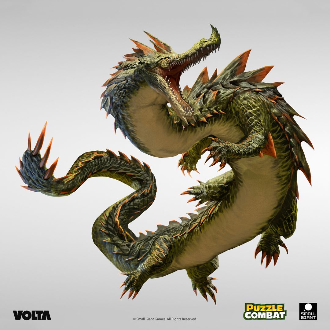 SmallGiant Puzzle Combat Hero: Megalocroco