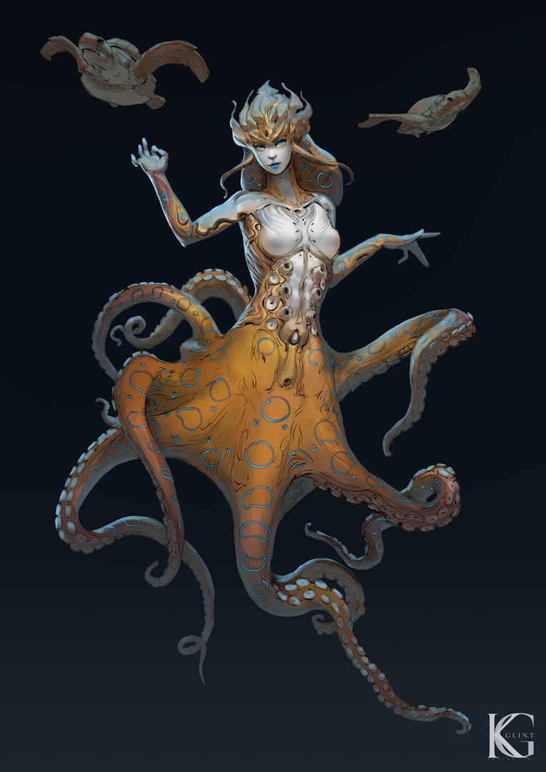 Blue Ringed Octopus Girl