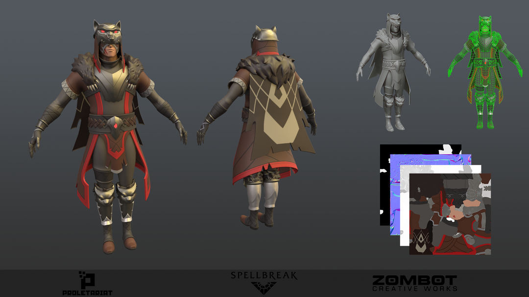 Spellbreak - Wolf's Blood set