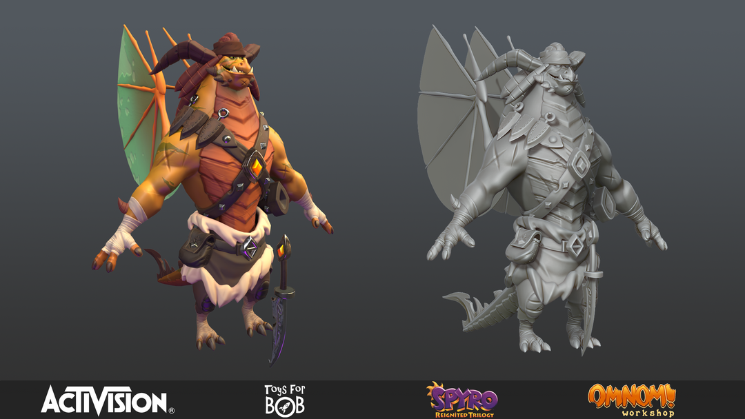 Spyro Reignited Trilogy - Trondo dragon