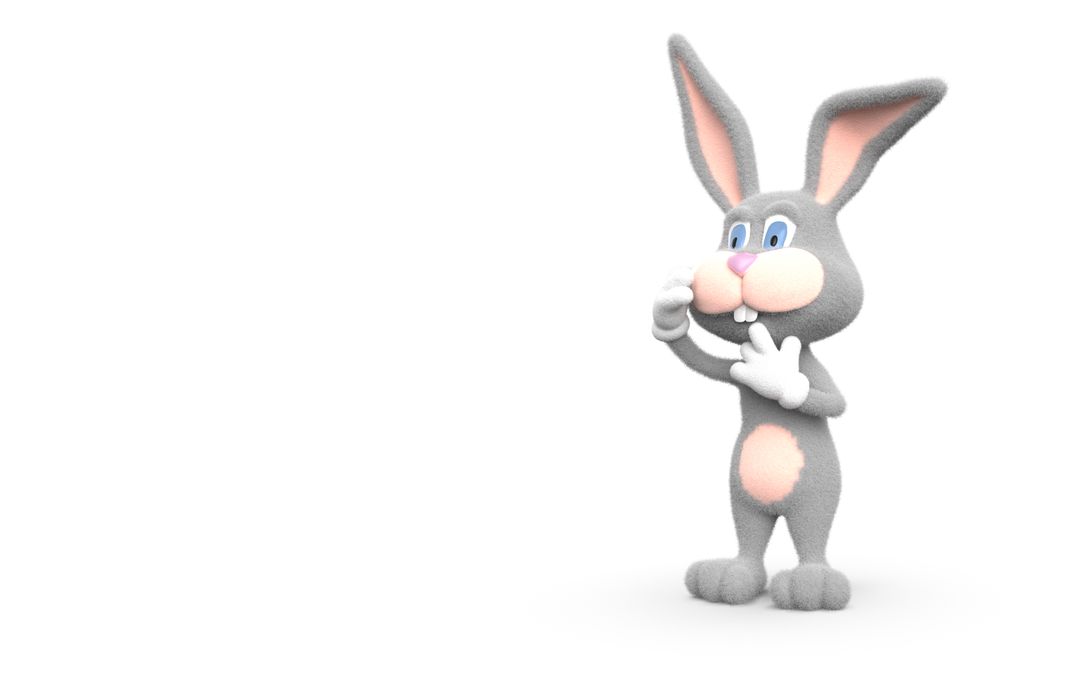 Bunny modeled in Zbrush