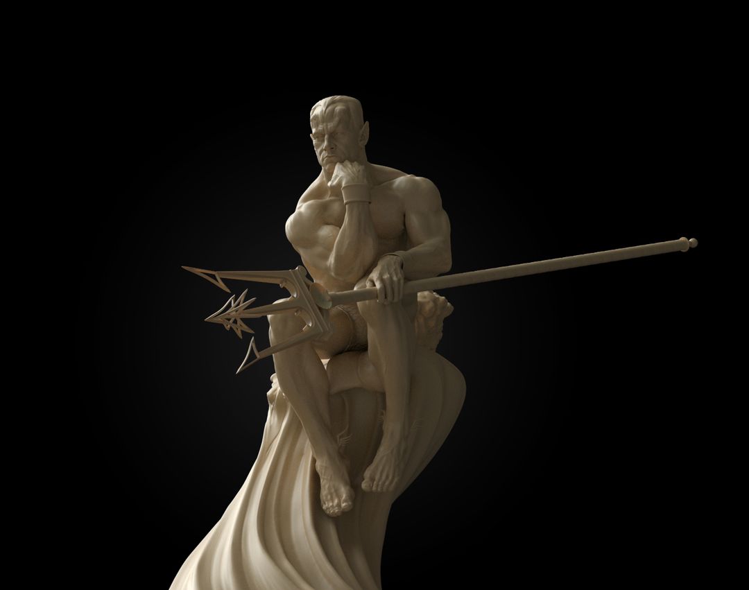 Namor Statue by Mudbros Digital