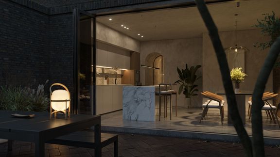 Atmospheric townhouse apartment